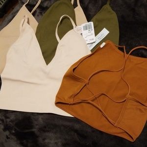 4x FOREVER 21 BRALETTES